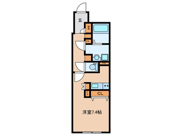 CREST TAPP大曽根（504）の物件間取画像